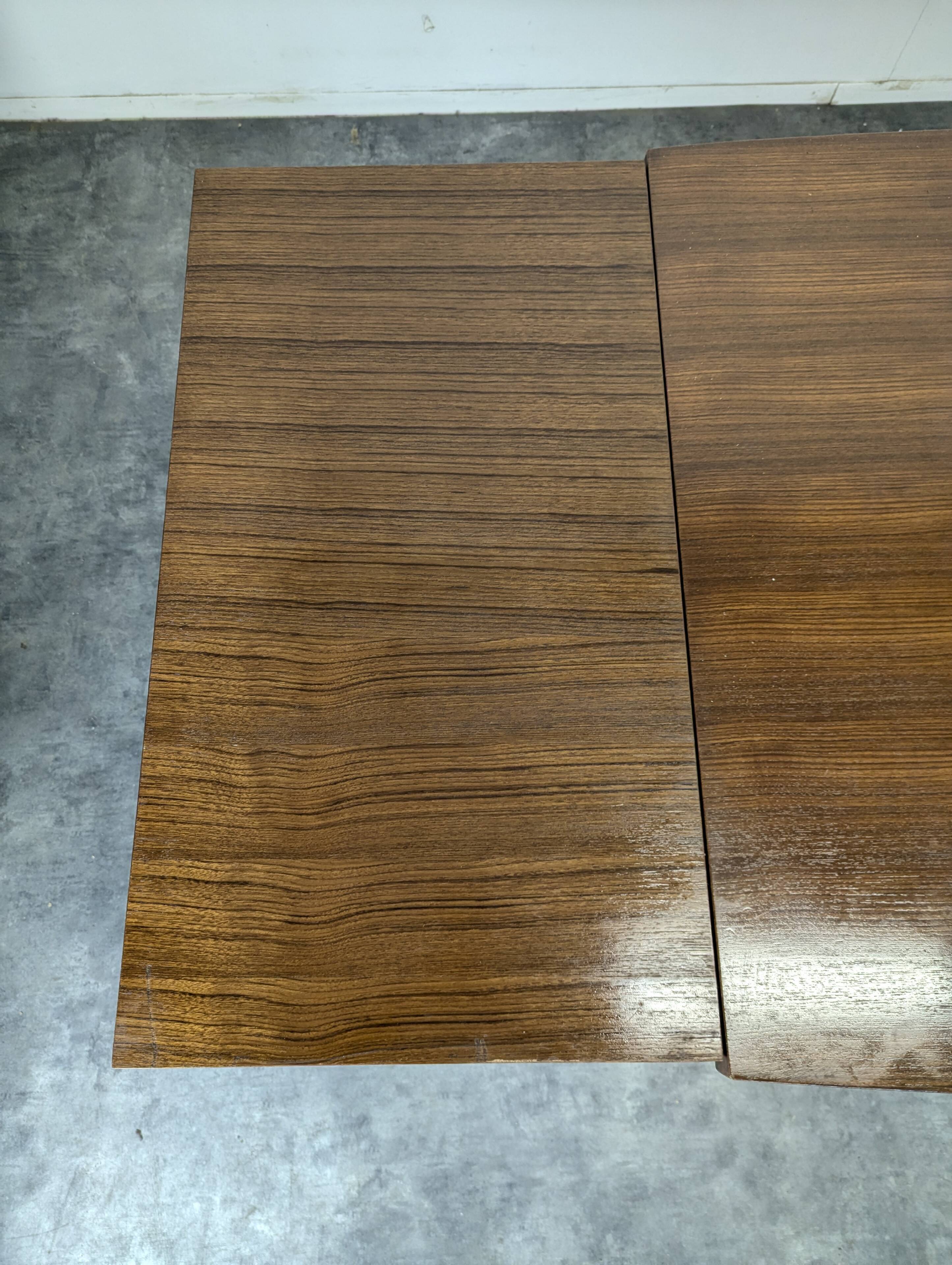 Scandinavian dining table in teak