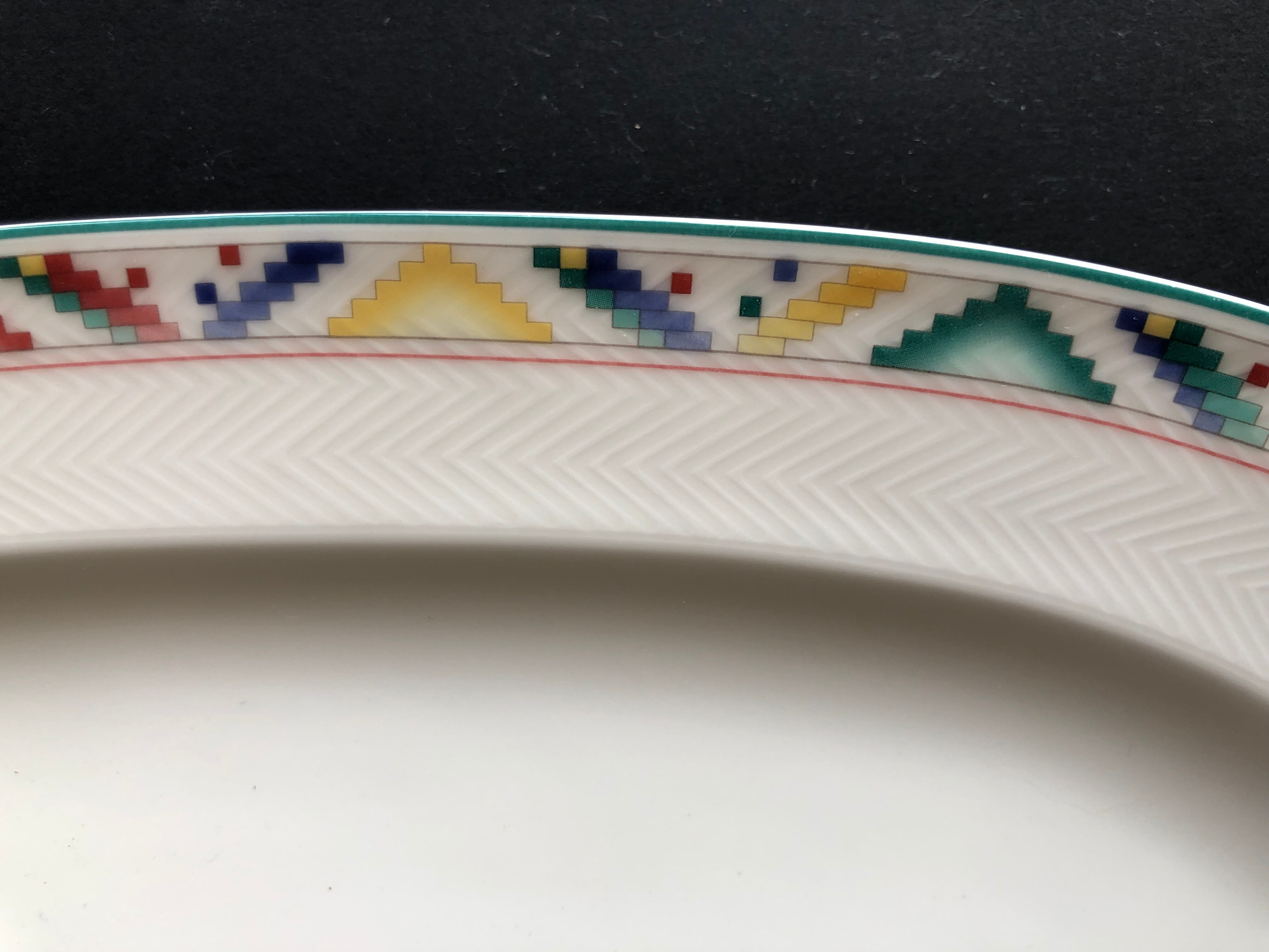 Plat oval Villeroy et Boch service Indian Look