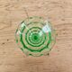Coupelles en verre vert