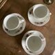 Set of 3 old cups earthenware Gien model Champs