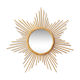 Rattan sun mirror 60 - 66x66xm