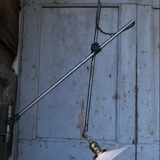 OC White lamp with wall attachment