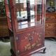 Asian lacquer display cabinet