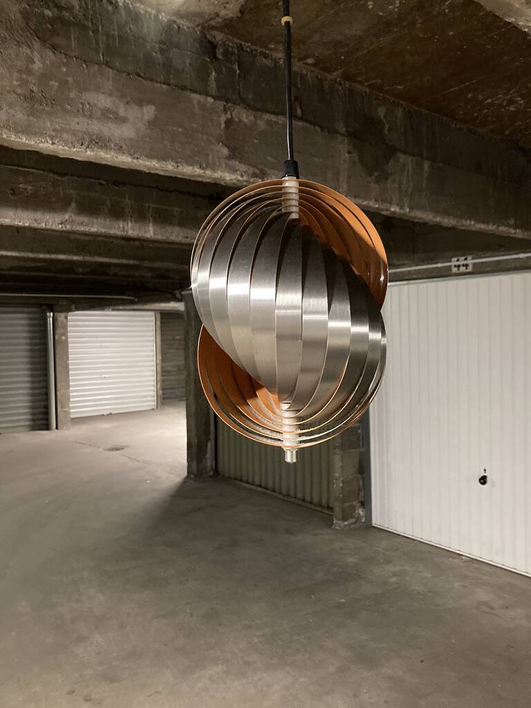 Henri Mathieu 1960s chandelier ceiling light