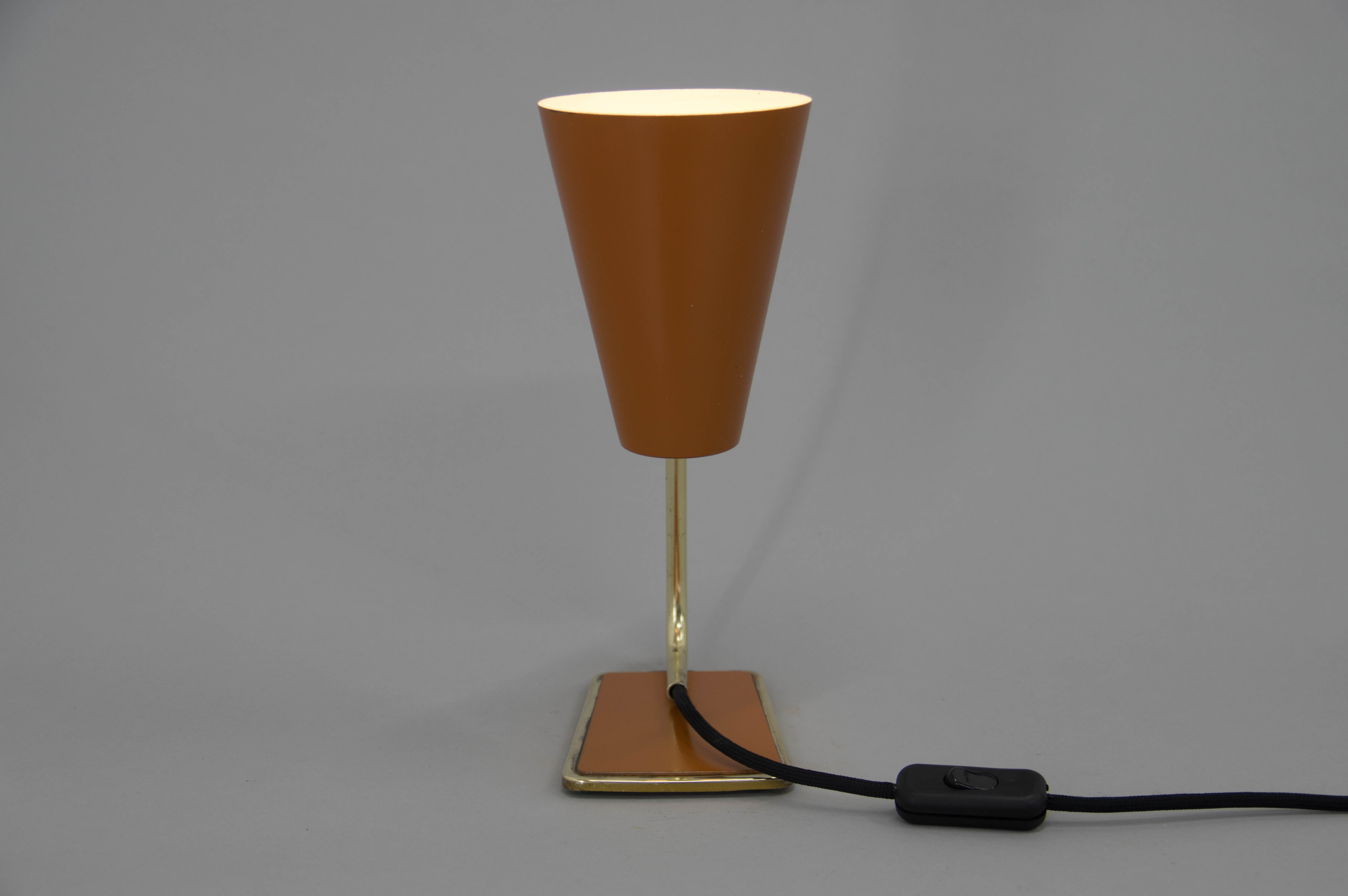 Table or Bedside Lamp, Czechoslovakia, 1960s