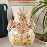 Handmade vintage ceramic vase from Italy.