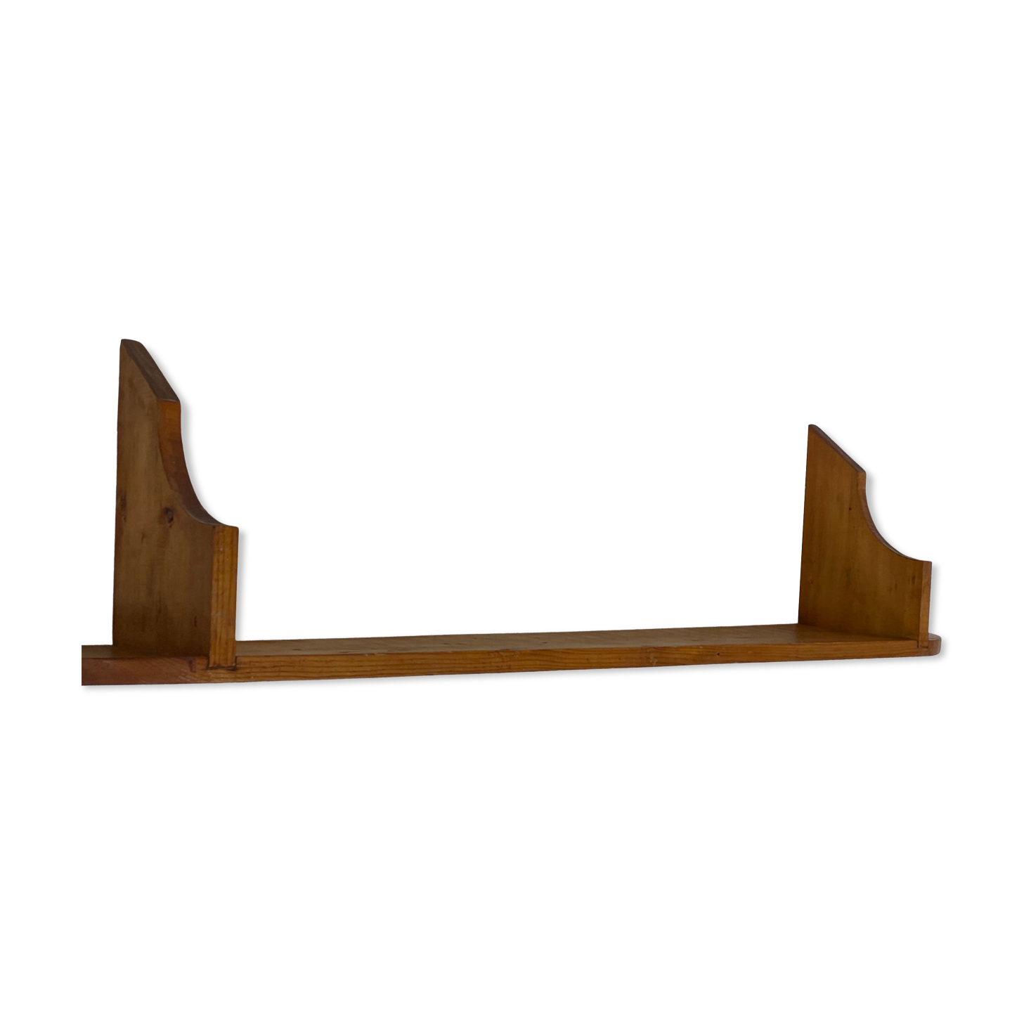 Vintage wooden wall rack bookshelf