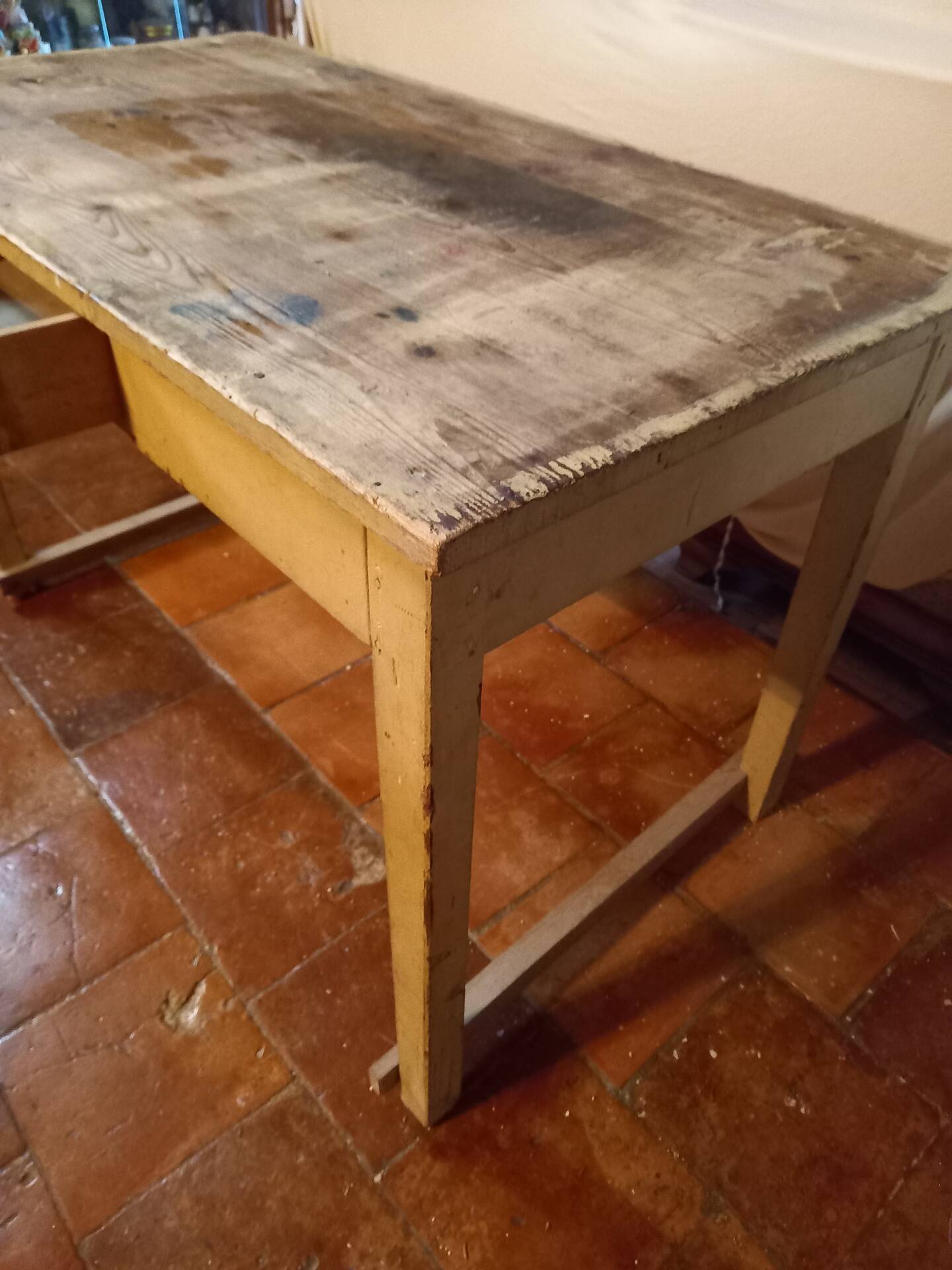 Rustic kitchen table