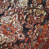 Tapis vintage fait main Tabriz du Moyen-Orient 135cm x 220cm (1950s)