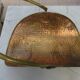 Copper log door