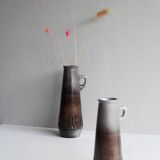 Mid-century modern art ceramic vases by Ingrid Atterberg for Upsala-Ekeby, 1970s, set of 2