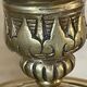 Pair of marble and brass candlesticks circa 1860