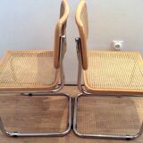 Pair of chairs Marcel Breuer Cesca B32