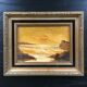 Sunset painting of the sea