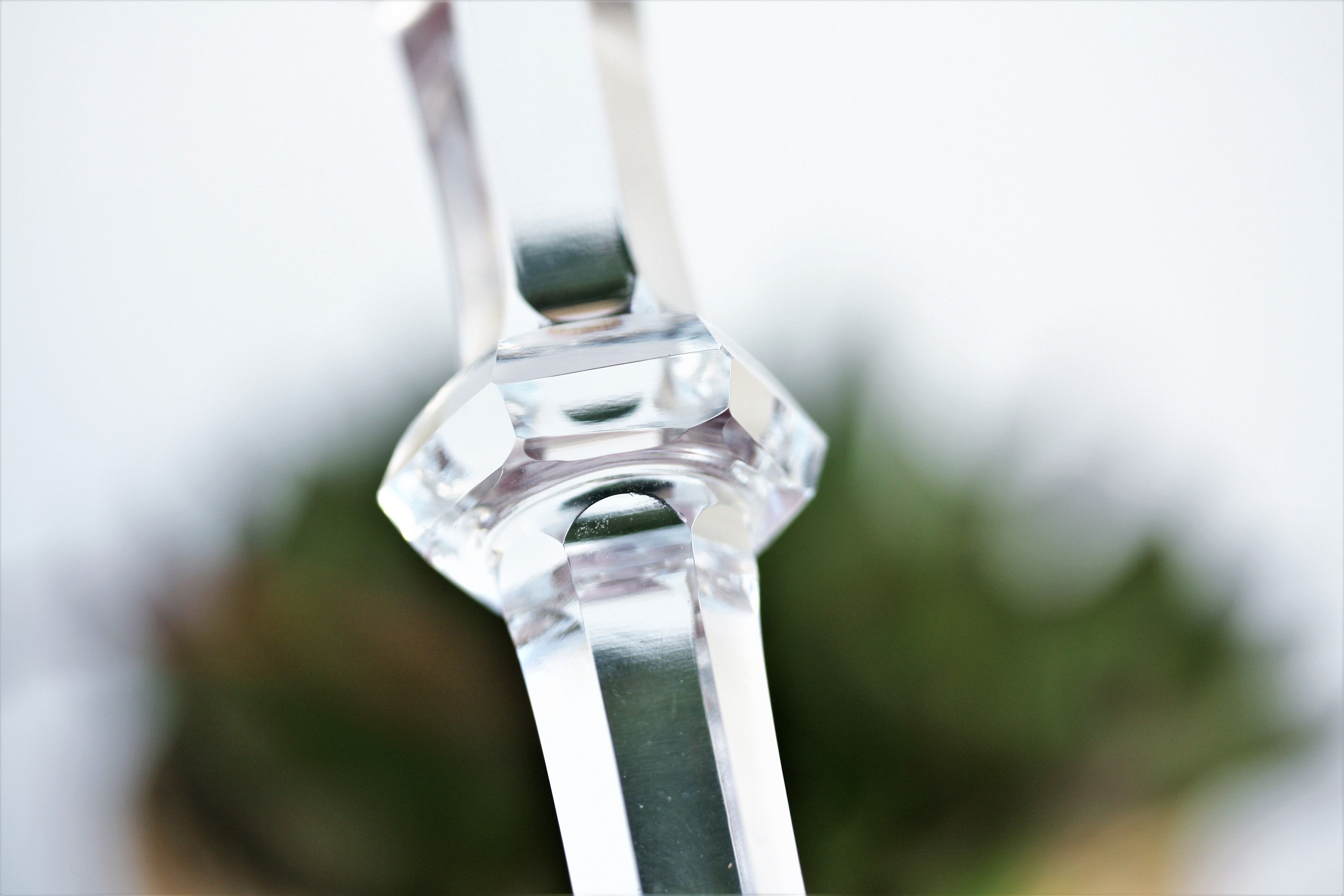 Rhine wine glass crystal St Louis Trianon