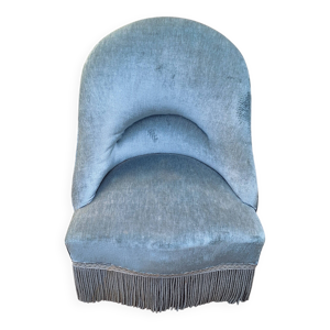fauteuil crapaud velour