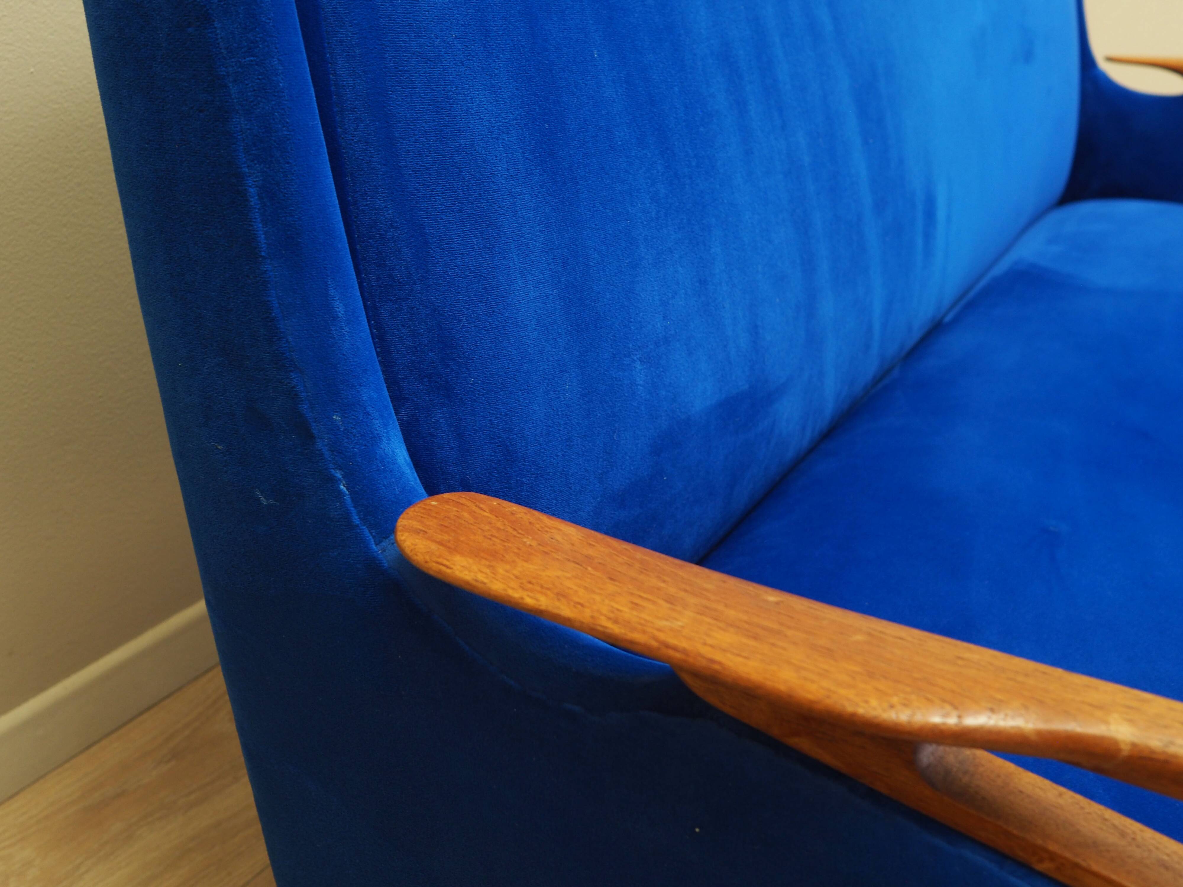 Blue living room set, Danish design, 1960s, designer: Chresten Findahl Brod