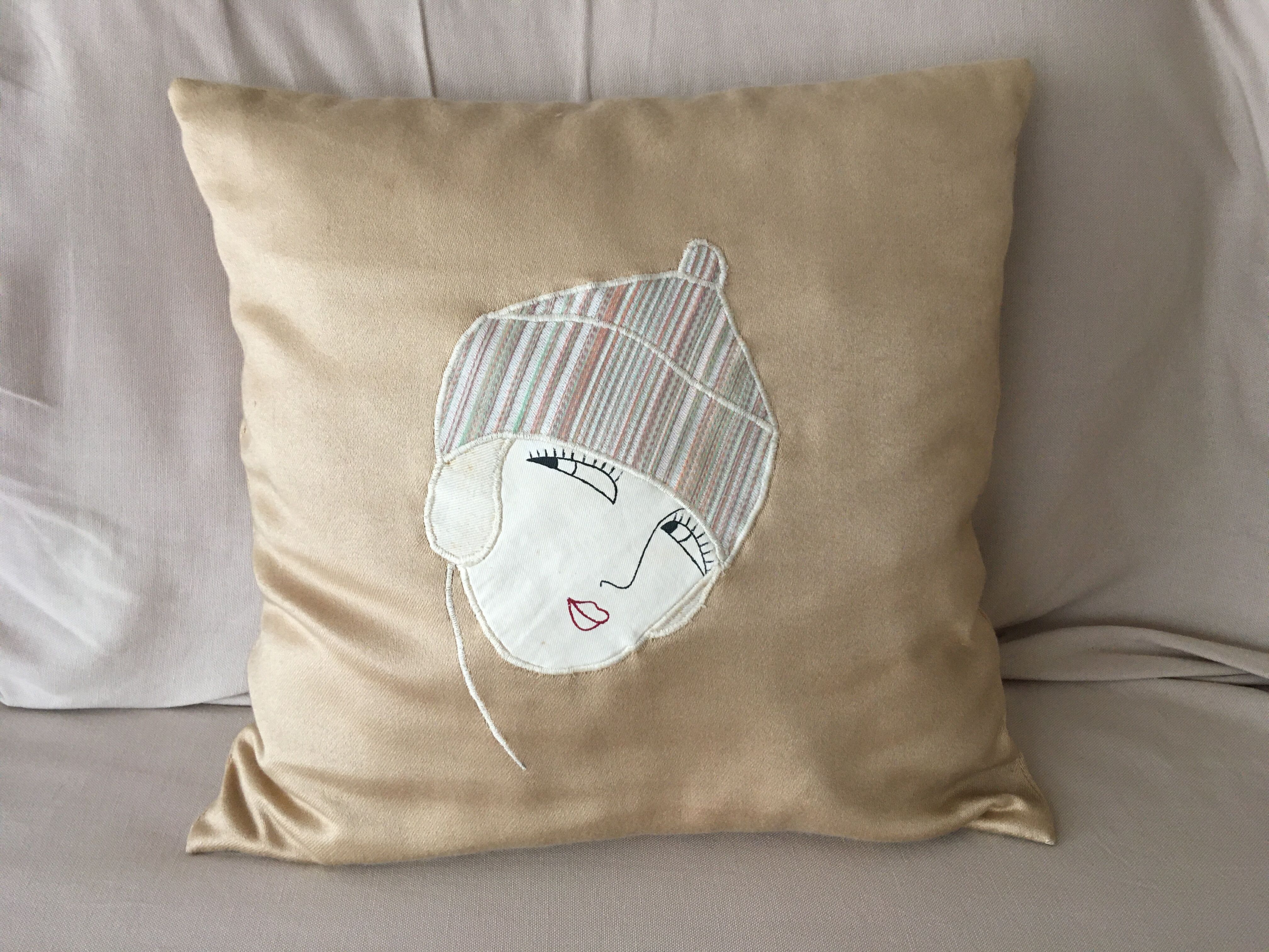 Two Art Deco cushions