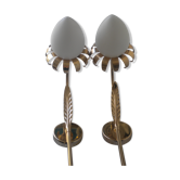Pair of vintage wall lamp
