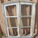 Arched window with its frame