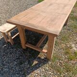 Farmhouse table with bench
