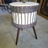 Vintage wicker worker