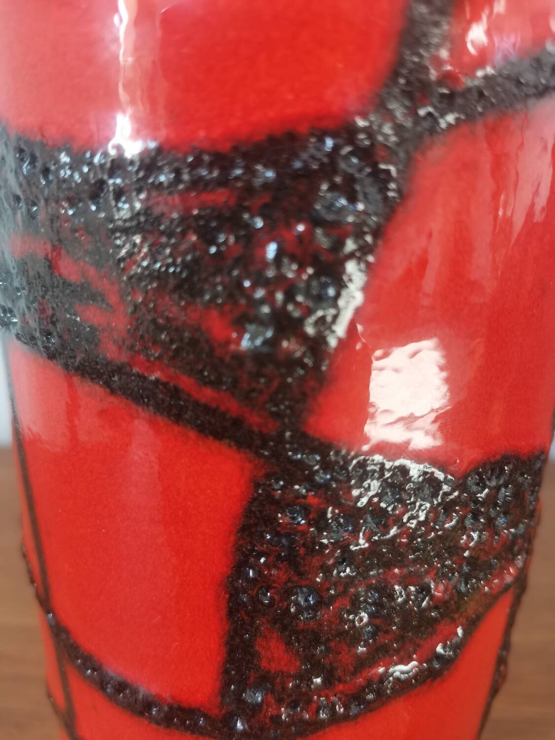 Vase Scheurich ouest-allemand du milieu du siècle, modèle 203-26