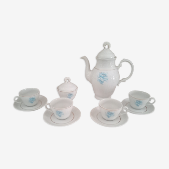 10-piece coffee service for 4 people in Porcelain Bavaria Trischenreuth beatrice model