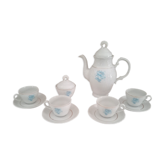 10-piece coffee service for 4 people in Porcelain Bavaria Trischenreuth beatrice model