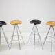 Set of Four Beech Jamaica Bar Stools by Pepe Cortés, 1990s