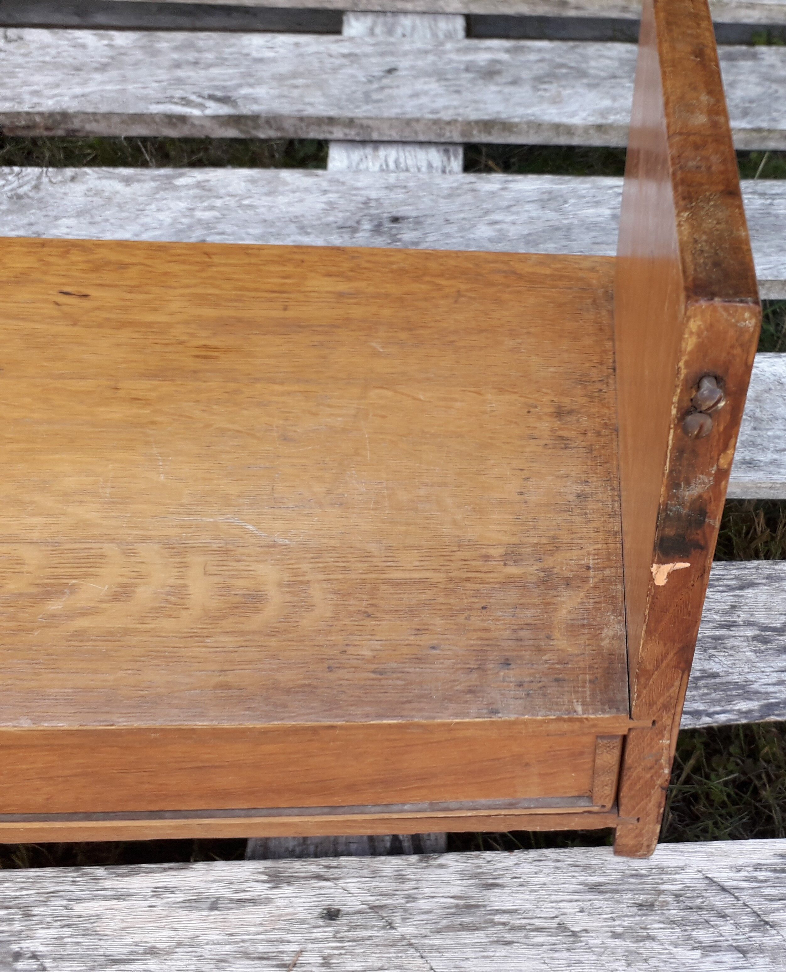 Oak shelf by Marcel Gascoin, Arhec  edition 1950