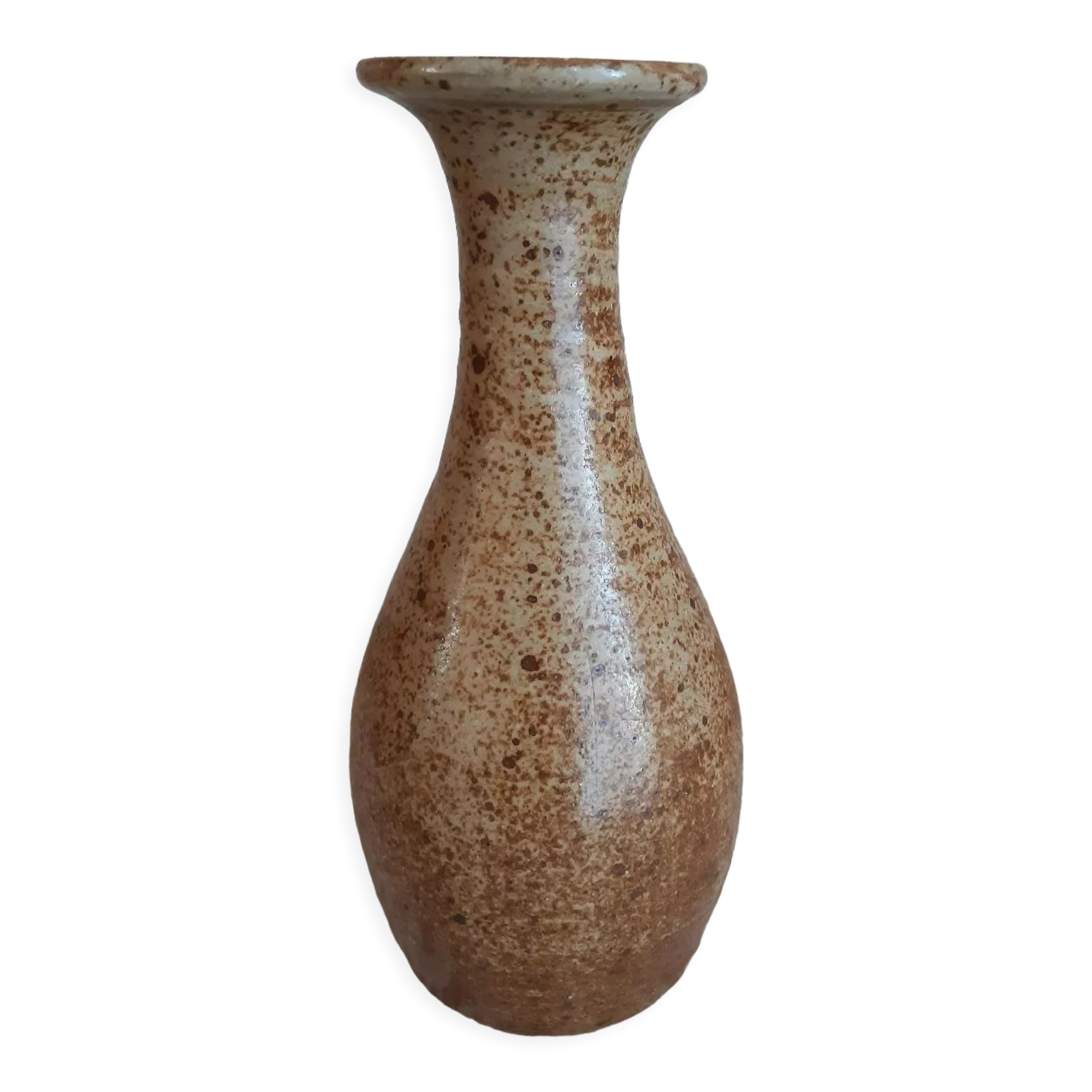 Pyrite stoneware vase