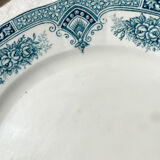 6 vintage flat plates iron earth onnaing model "spring"