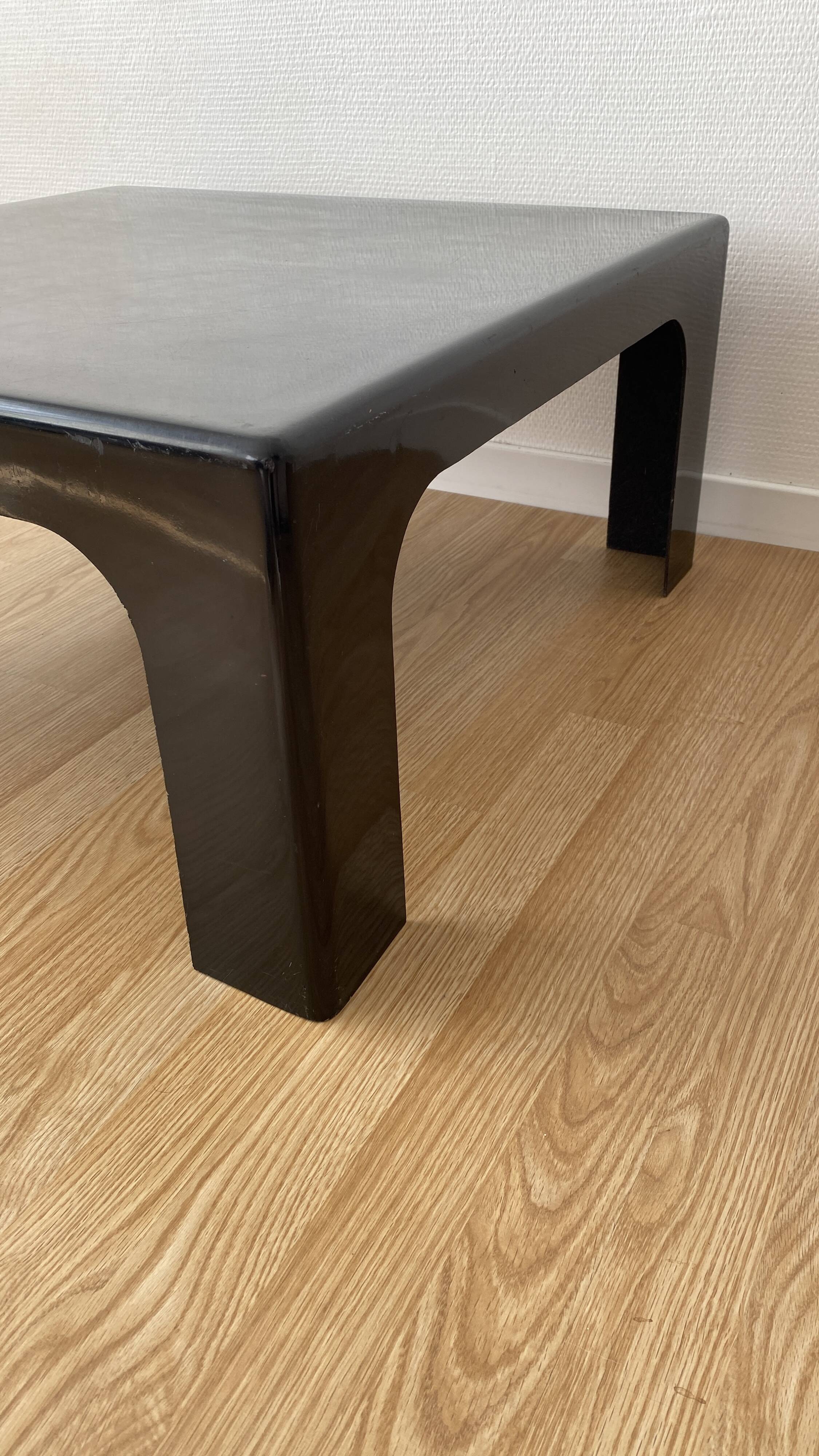 70s fiberglass coffee table