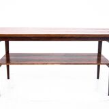 Table basse en noyer du milieu du siècle, Pologne, années 1950