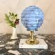 Small Art Deco lamp in marbled opaline.