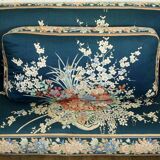 Sofa mattress "bohemian" in satin floral cotton