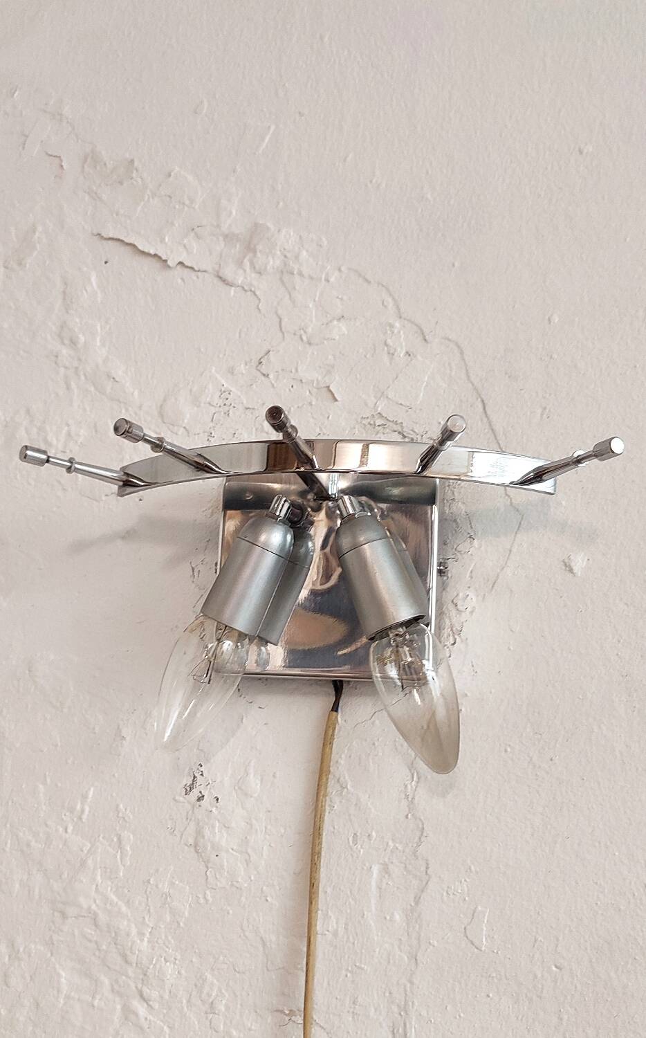 Par de apliques de pared "Kinkeldey". Alemania, 1970s.