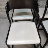 Set of 6 Baumann sled chairs