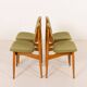 Arne Hovmand Olsen style Scandinavian mid century chairs, set of 4, 1970s
