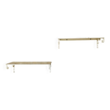 Pair of vintage garden wall shelves, circa 40's/50's