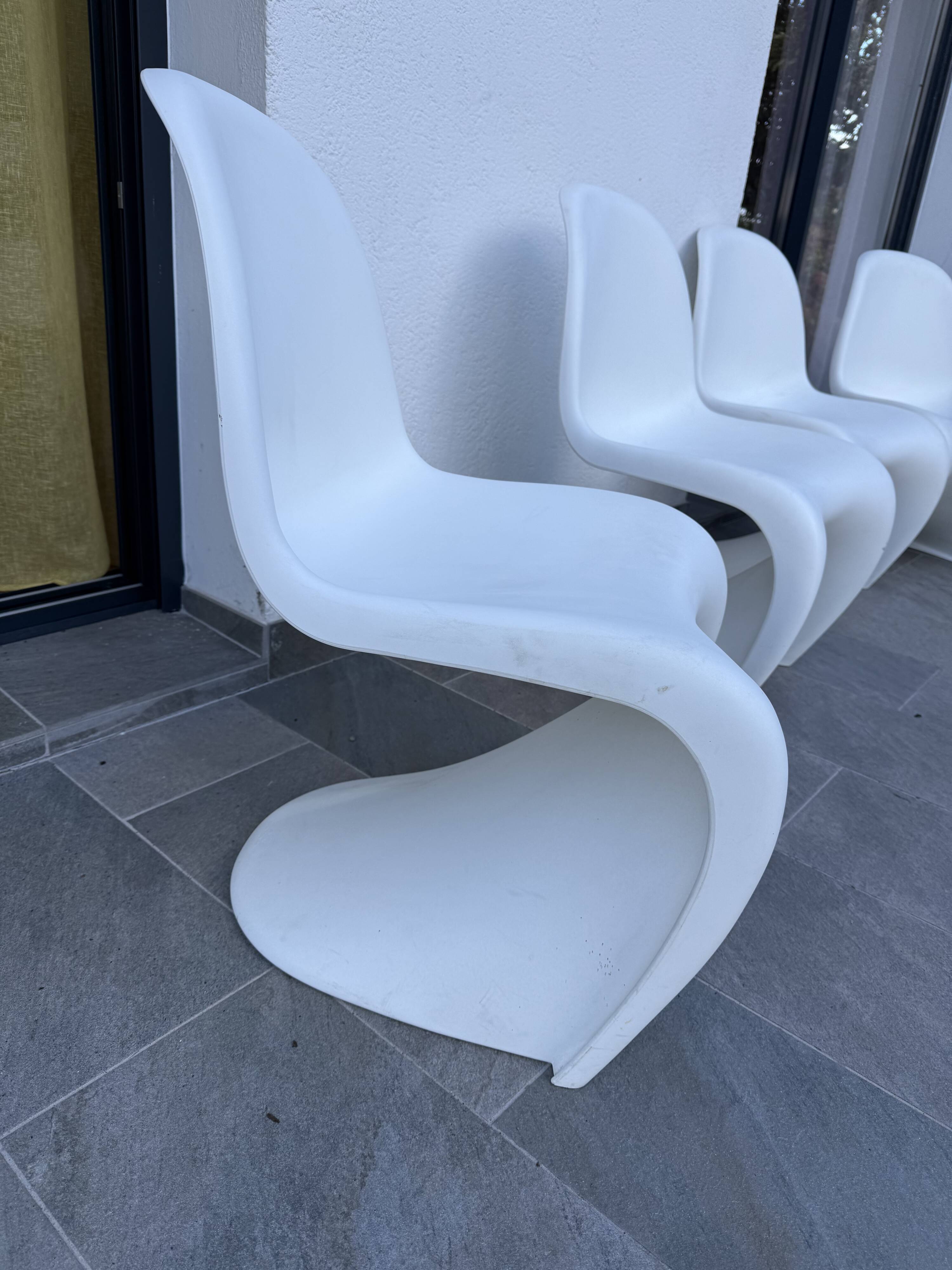 S Panton Chair by Verner Panton, Vitra edition