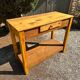 Old wooden workbench