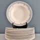 Set of 12 soup plates 1900 “Janina” Longwy