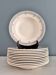 Suite de 12 assiettes creuses 1900 « Janina » Longwy