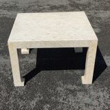 Bone marquetry coffee table