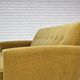 1970s, Danish 3-seater sofa, original light green furniture velour.