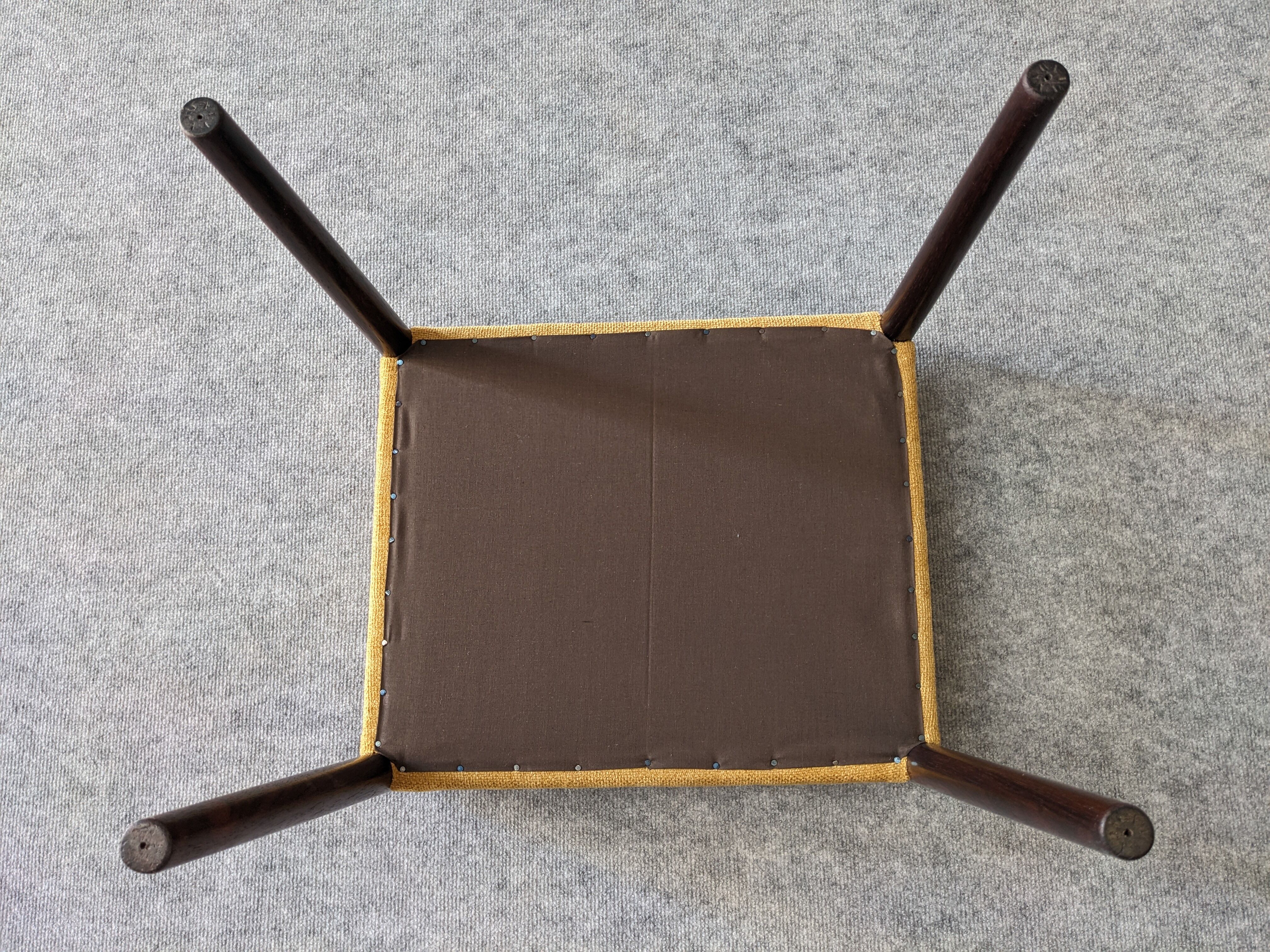 Danish rosewood stool from the 60s/70s