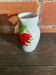 Old Pichet ARTESIA White Ceramic Vintage Peppers Decor #D516