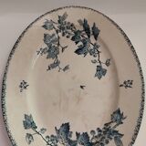 Plat ovale porcelaine opaque de Gien